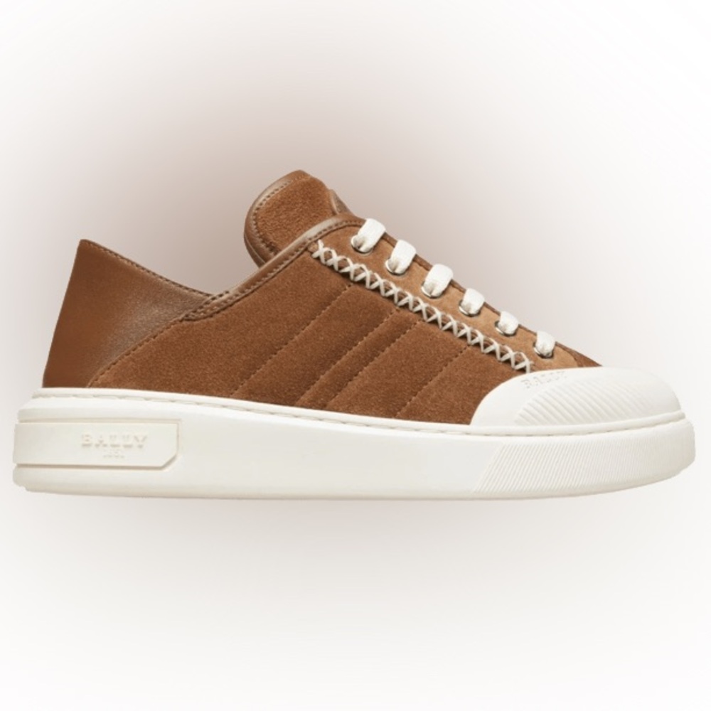 Bally Tan Suede Sneakers
